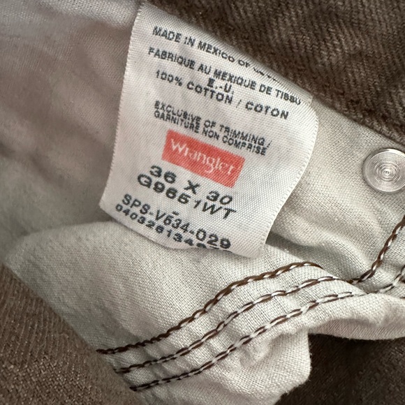 Wrangler 36x30 Brown - Picture 7 of 9